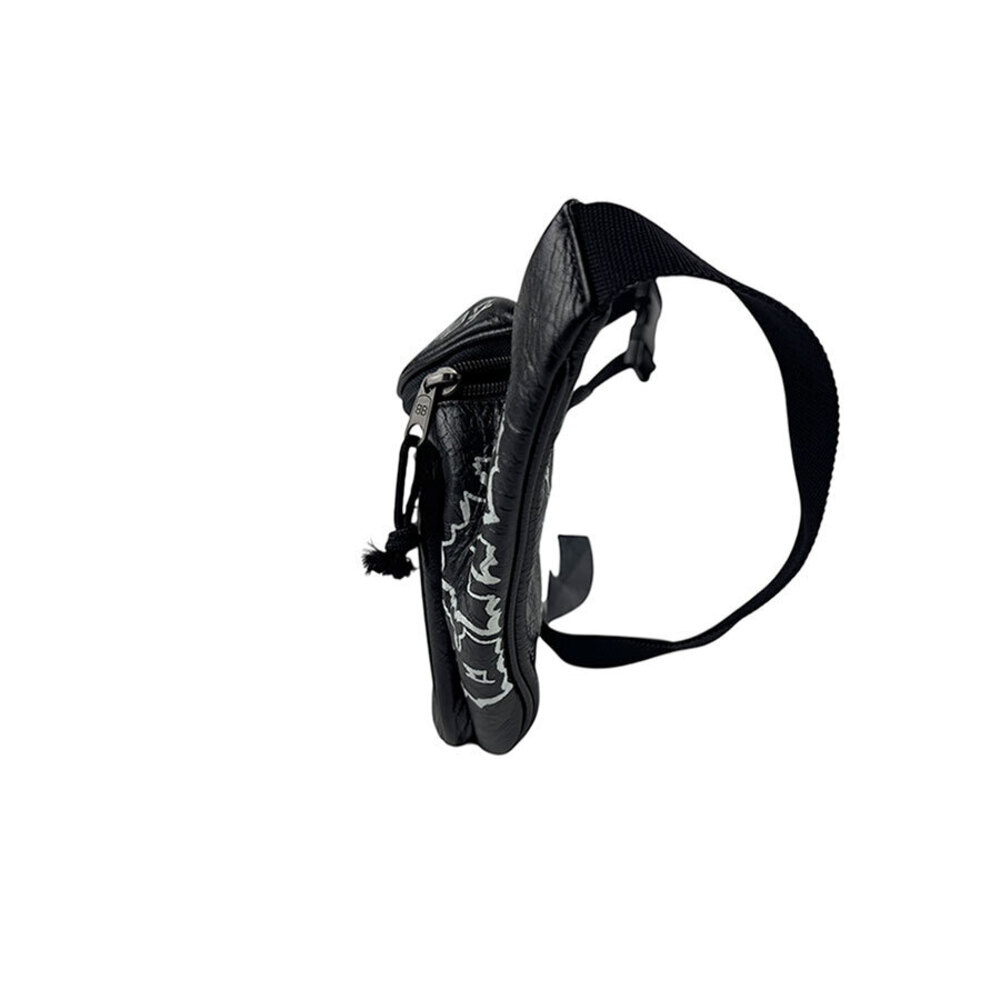 Balenciaga Belt Black Graffiti Bag Leather Explorer